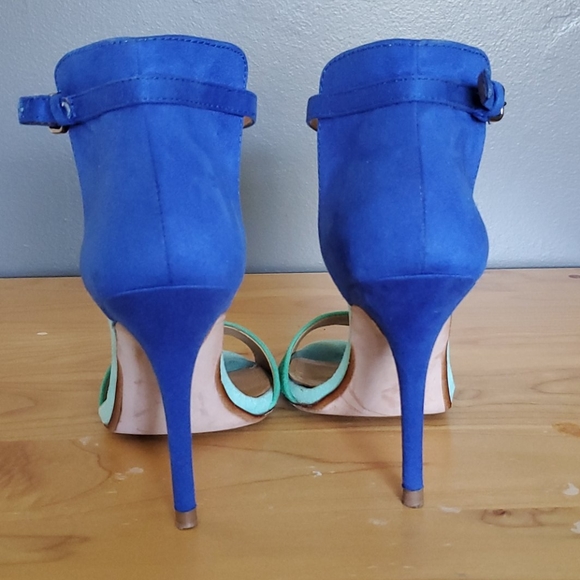 Zara Collection Suede Color lock Peep Toes - Picture 7 of 8